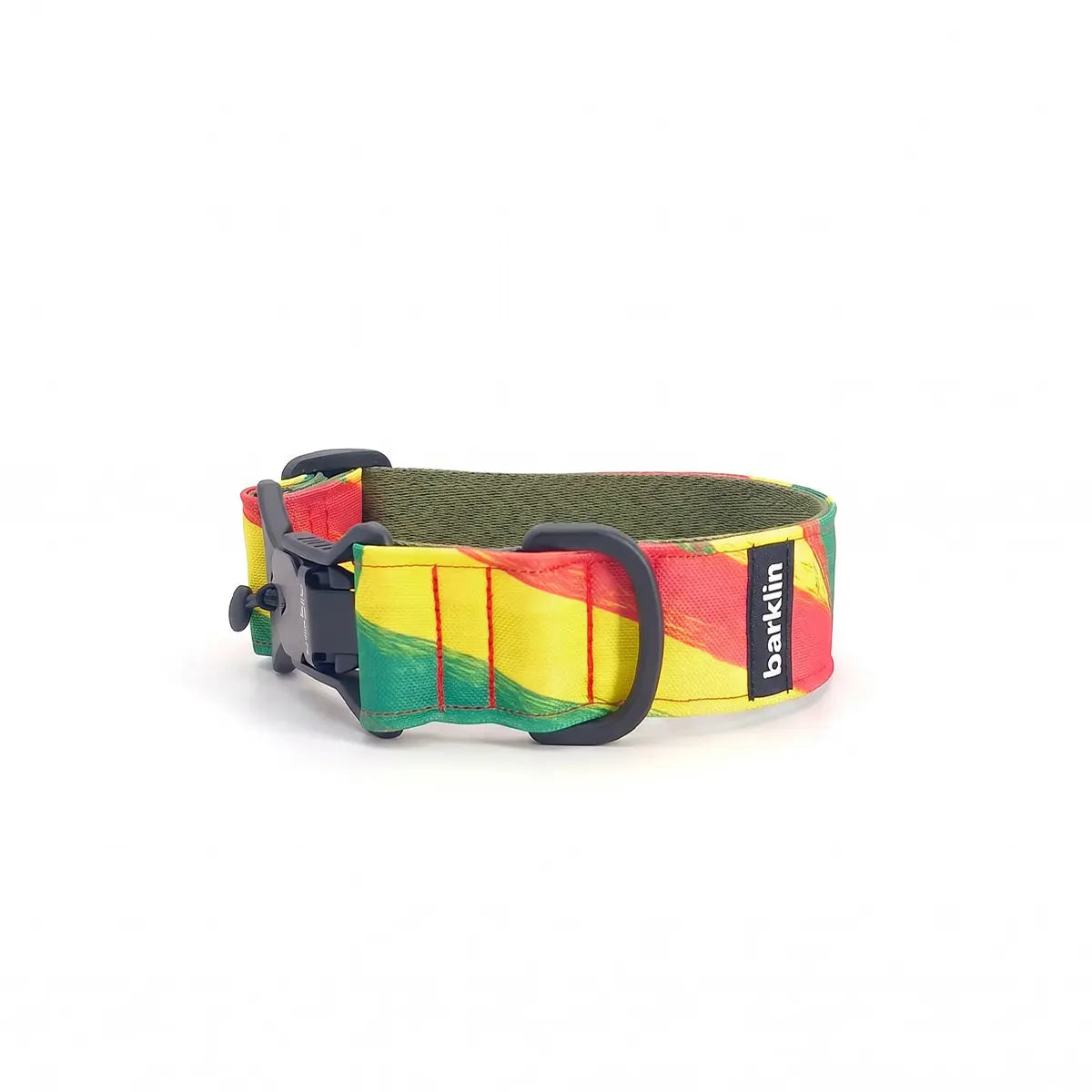 Wide dog collar 4 cm Rhythm pattern showing full arc structure and width profile